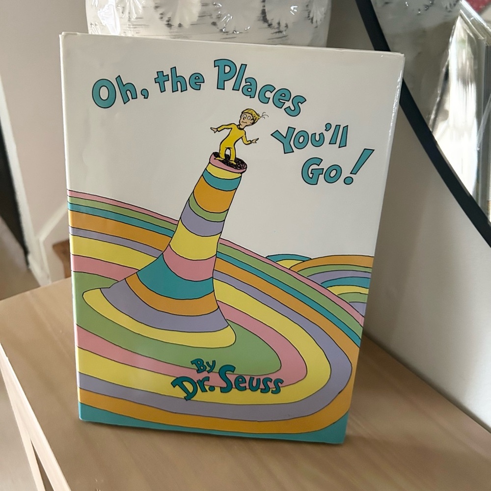Classic Dr. Seuss Oh, the Places You’ll Go! Hardcover w/ Dust Jacket